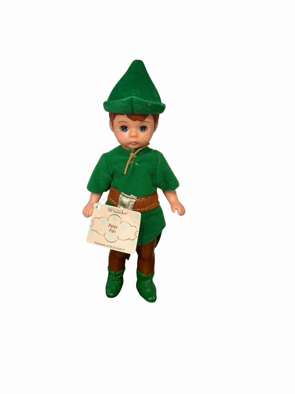 Madame Alexander Collection Peter Pan Mini 5 inch Posable Doll 2002 McDonalds